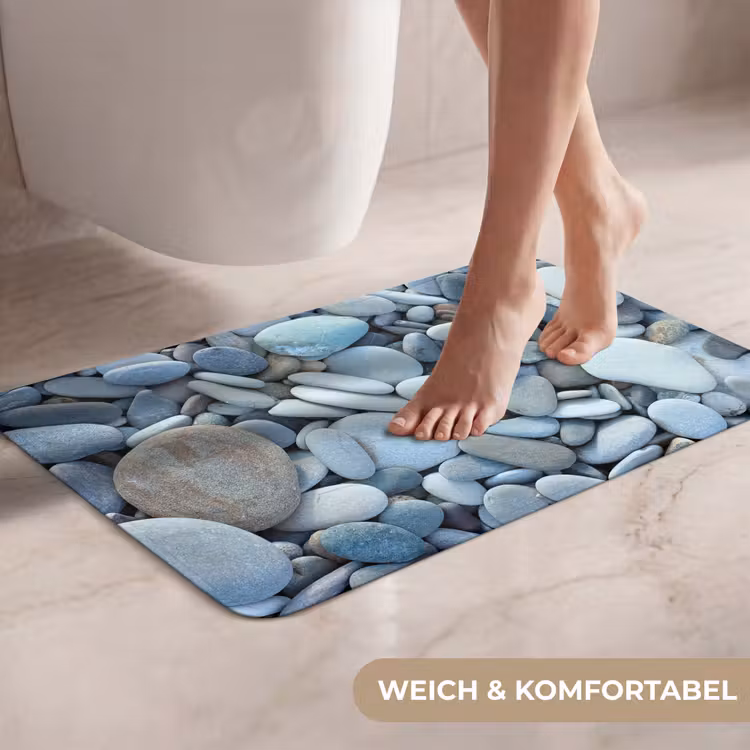 Zen stenen - Natuur - Strand WCmat klein -USP_ZachtDE