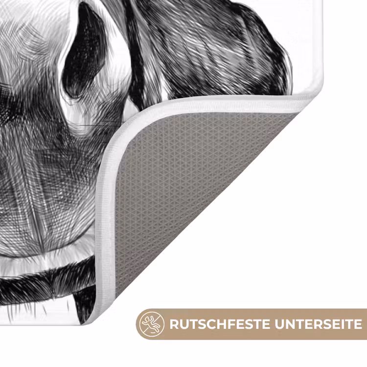 Quote - Ezel - Dieren - Nice ass - Spreuken WCmat middel -USP_AntislipDE