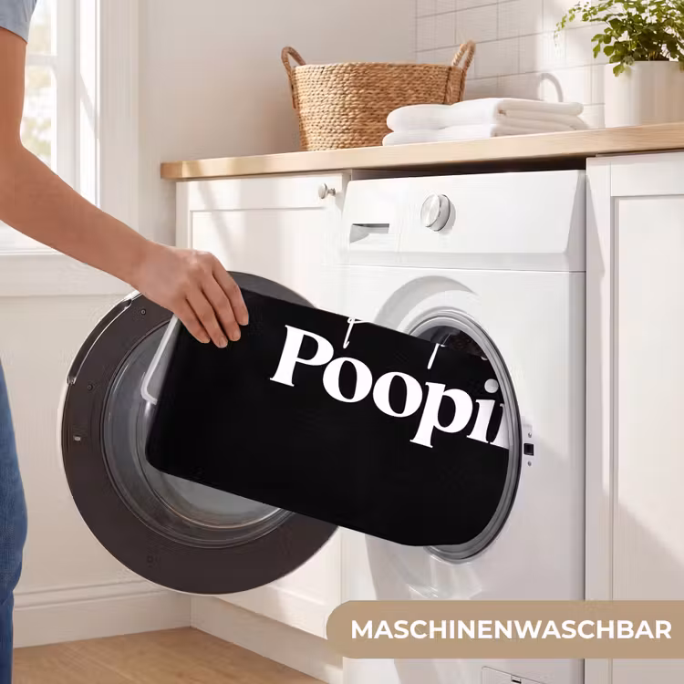 Quote - Keep on pooping - Zwart - Spreuken WCmat middel -USP_WasbaarDE