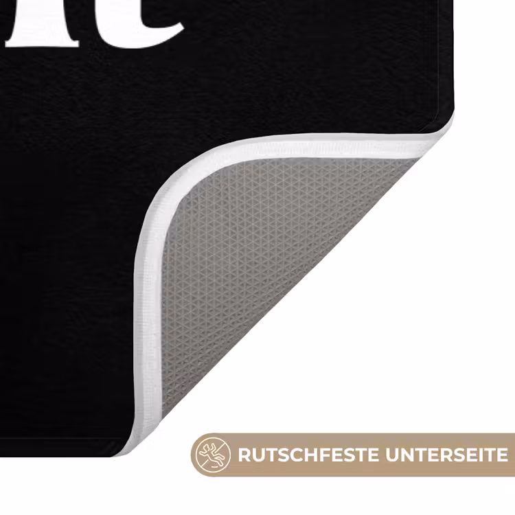 Quotes - Enjoy your moment - Spreuk - Zwart WCmat middel -USP_AntislipDE