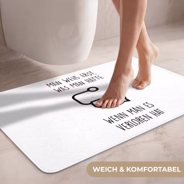 Quotes - Wit - WC papier - Humor WCmat middel -USP_ZachtDE