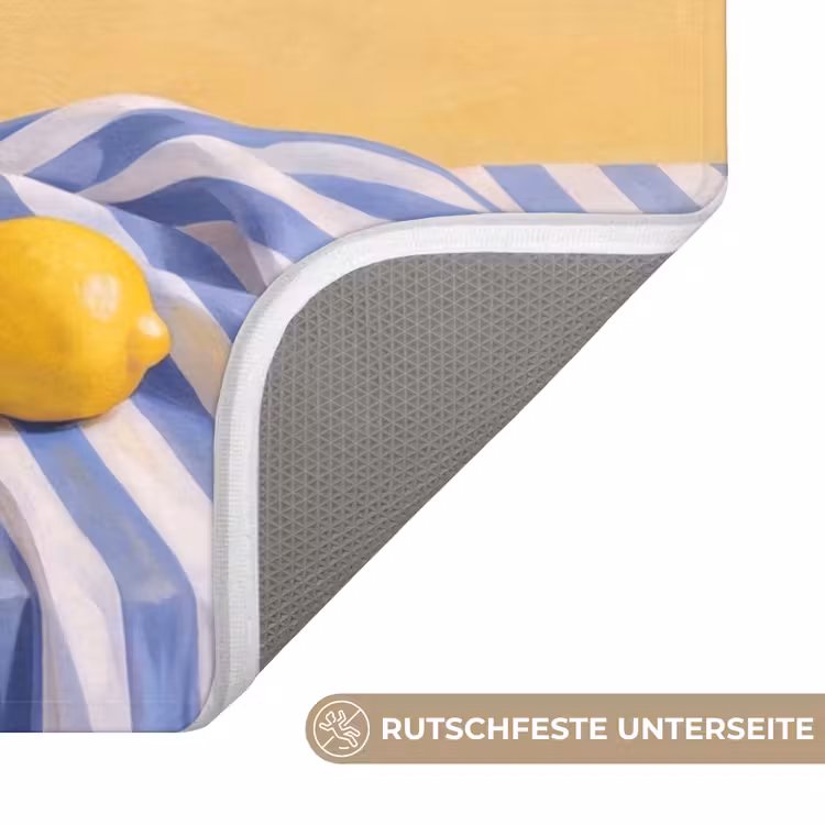 WC Vorleger - Zitrone – Stillleben – Modern - Citroen - Stilleven - Modern WCmat U-uitsnede middel
