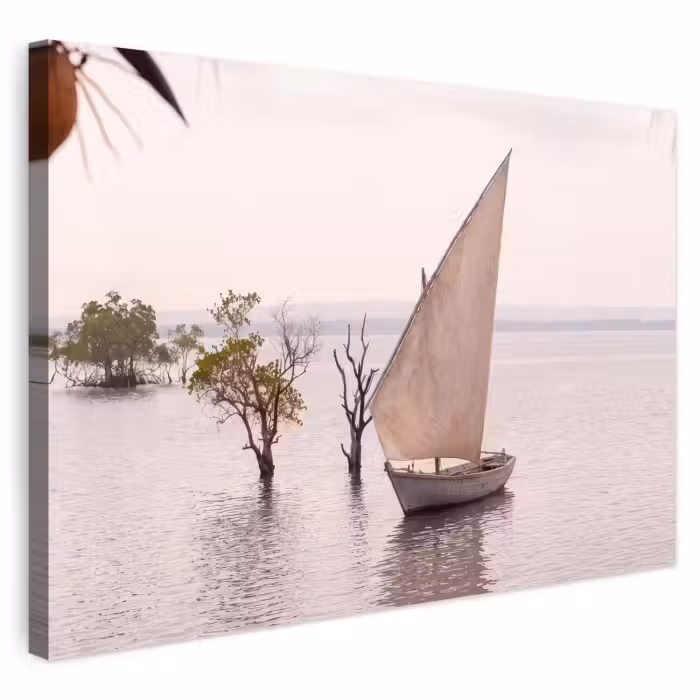 Outdoor Leinwand - Boot – Segeln – Wasser – Tropisch – Natur