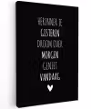 Herinner je gisteren droom over morgen geniet vandaag - Spreuken - Quotes Tuinposter op houten frame 2 cm dik klein -3d