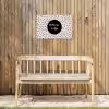 Buiten zijn is zo fijn - Quotes - Buiten - Tekst Tuinposter op houten frame 2 cm dik klein -sfeer4