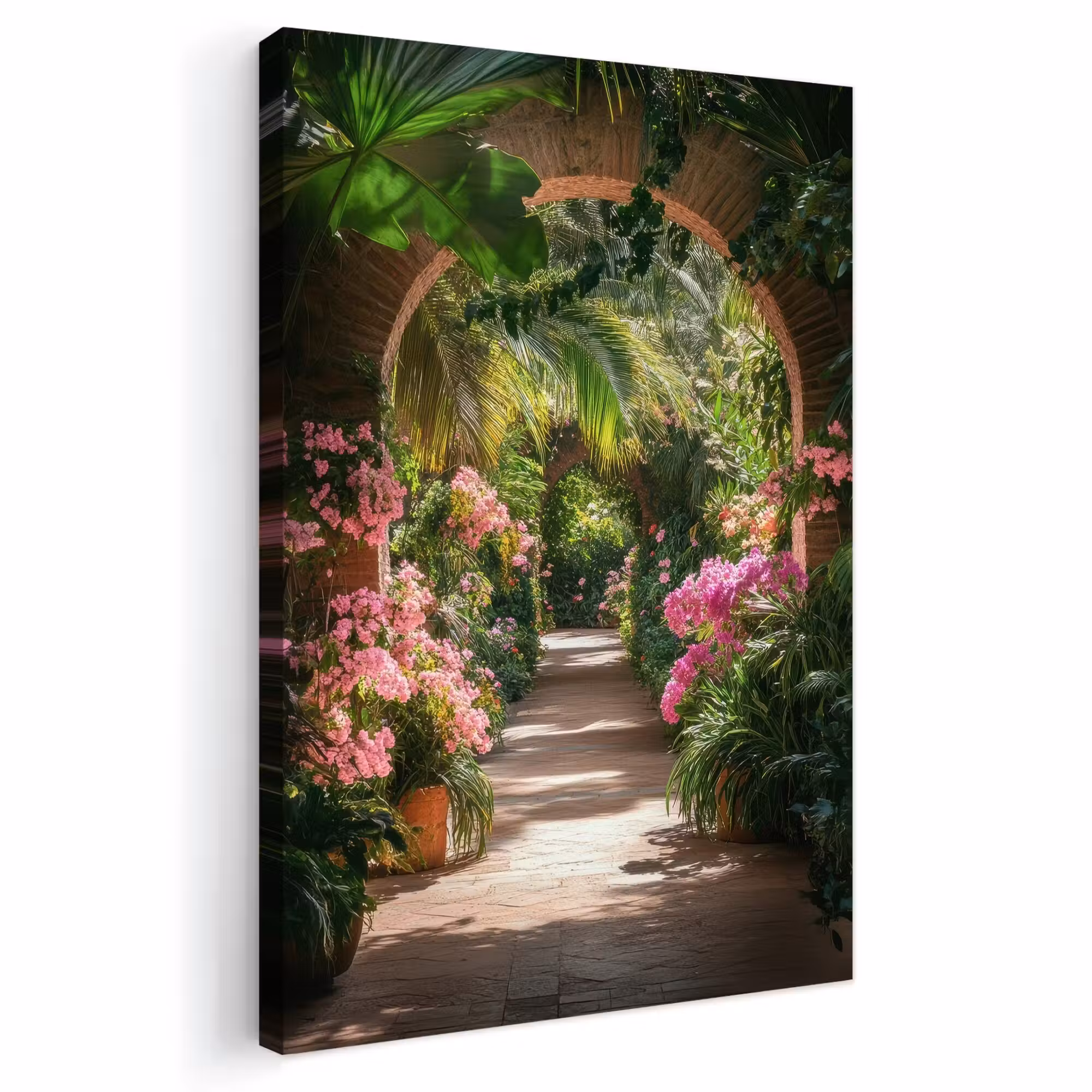 Outdoor Leinwand - Durchsichtig - Tropisch - Blumen - Natur