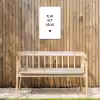 Pluk het geluk - Quotes - Spreuken Tuinposter op houten frame 2 cm dik klein -sfeer4