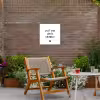 Last van lentekriebels - Spreuken - Quotes Tuinposter op houten frame 2 cm dik klein -sfeer3