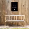 Last van lentekriebels - Quotes - Spreuken Tuinposter op houten frame 2 cm dik klein -sfeer4