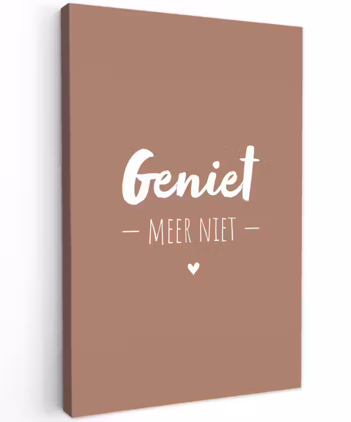 geniet-roze-2-3 Tuinposter op houten frame 2 cm dik klein -3d