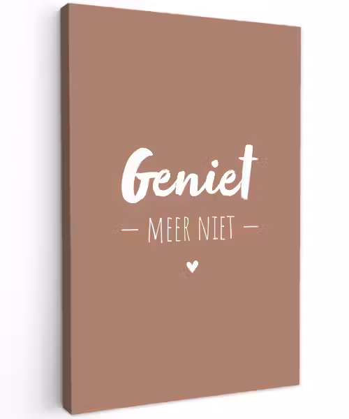 geniet-roze-2-3 Tuinposter op houten frame 2 cm dik klein -3d