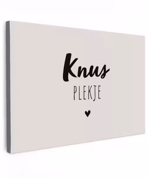 Knus plekje - Quotes - Tekst - Thuis Tuinposter op houten frame 2 cm dik klein -3d