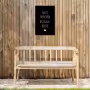 Grote avonturen beginnen klein - Quotes - Spreuken Tuinposter op houten frame 2 cm dik klein -sfeer4