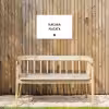 Hakuna matata - Spreuken - Quotes Tuinposter op houten frame 2 cm dik klein -sfeer4