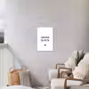 Hakuna matata - Quotes - Spreuken Tuinposter op houten frame 2 cm dik klein -sfeer1