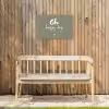 Oh happy day - Quotes - Tekst - Zomer Tuinposter op houten frame 2 cm dik klein -sfeer4