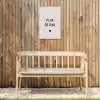 plukdedag-beige Tuinposter op houten frame 2 cm dik klein -sfeer4