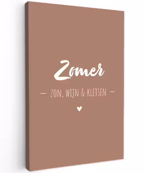 zomer-roze-2-3 Tuinposter op houten frame 2 cm dik klein -3d