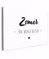 Zomer, zon, wijn & kletsen - Quotes - Tekst - Wijn - Zomer Tuinposter op houten frame 2 cm dik klein -3d