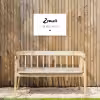 Zomer, zon, wijn & kletsen - Quotes - Tekst - Wijn - Zomer Tuinposter op houten frame 2 cm dik klein -sfeer4