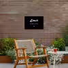 Zomer, zon, wijn & kletsen - Tekst - Zomer - Wijn - Quotes Tuinposter op houten frame 2 cm dik klein -sfeer3