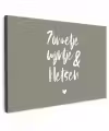 Zomer - Tekst - Zonnetje, wijntje & kletsen - Quotes Tuinposter op houten frame 2 cm dik klein -3d