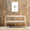 Spreuken - Alles is liefde - Quotes - Bløf Tuinposter op houten frame 2 cm dik klein -sfeer4