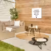 Spreuken - En dan denk ik aan Brabant - Quotes - Guus Meeuwis Tuinposter op houten frame 2 cm dik klein -sfeer2