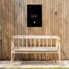 Spreuken - Geniet - Quotes Tuinposter op houten frame 2 cm dik klein -sfeer4