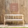 Spreuken - Hakuna matata - Quotes Tuinposter op houten frame 2 cm dik klein -sfeer4