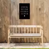 Spreuken - Ik heb het nog nooit gedaan dus - Quotes Tuinposter op houten frame 2 cm dik klein -sfeer4