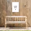 Spreuken - Kleine baas - Quotes Tuinposter op houten frame 2 cm dik klein -sfeer4