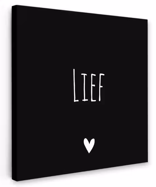 Spreuken - Lief - Quotes Tuinposter op houten frame 2 cm dik klein -3d