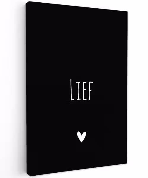 Spreuken - Lief - Quotes Tuinposter op houten frame 2 cm dik klein -3d