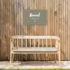 Spreuken - Geniet meer niet - Zomer - Tekst - Genieten Tuinposter op houten frame 2 cm dik klein -sfeer4
