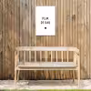 Spreuken - Pluk de dag - Quotes - Carpe diem Tuinposter op houten frame 2 cm dik klein -sfeer4