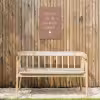 Spreuken - Zing vecht huil bid lach werk en bewonder - Quotes - Ramses Shaffy Tuinposter op houten frame 2 cm dik klein -sfeer4