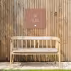 Spreuken - Ons stekkie - Quotes Tuinposter op houten frame 2 cm dik klein -sfeer4