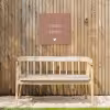 Spreuken - Zo moeder zo dochter - Mama - Dochter - Quotes Tuinposter op houten frame 2 cm dik klein -sfeer4