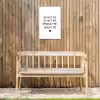 Spreuken - Quotes - Je kust je je sust me - Maaike Ouboter Tuinposter op houten frame 2 cm dik klein -sfeer4