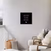 Spreuken - Quotes - Van jou wil ik er nog wel eentje Tuinposter op houten frame 2 cm dik klein -sfeer1