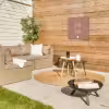 Spreuken - Quotes - Kleine baas Tuinposter op houten frame 2 cm dik klein -sfeer2