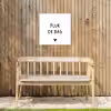 Spreuken - Quotes - Pluk de dag - Carpe diem Tuinposter op houten frame 2 cm dik klein -sfeer4