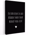 Spreuken - Quotes - En dan denk ik aan Brabant - Guus Meeuwis Tuinposter op houten frame 2 cm dik klein -3d