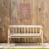 Spreuken - Quotes - Wijnen wijnen wijnen Tuinposter op houten frame 2 cm dik klein -sfeer4