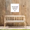 Spreuken - Doe mij maar levenslang met jou - Quotes Tuinposter op houten frame 2 cm dik klein -sfeer4