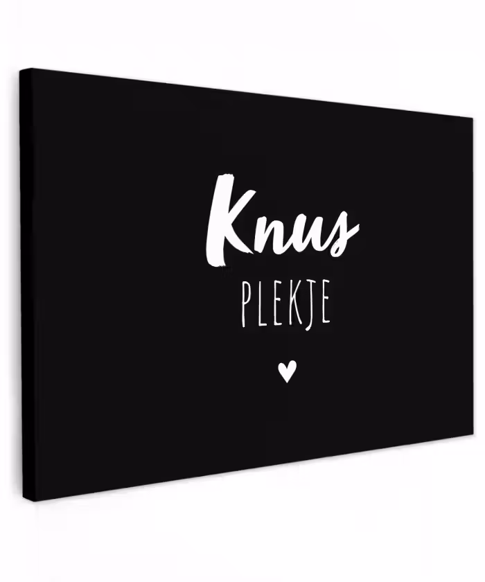Thuis - Quotes - Knus plekje - Tekst Tuinposter op houten frame 2 cm dik klein -3d