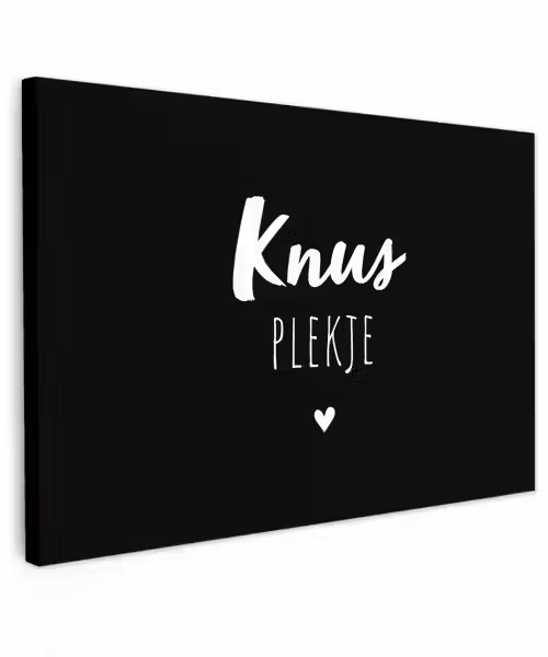 Thuis - Quotes - Knus plekje - Tekst Tuinposter op houten frame 2 cm dik klein -3d