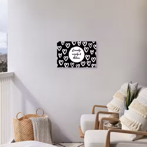 Tekst - Zonnetje, wijntje & kletsen - Quotes - Wijn - Tuin Tuinposter op houten frame 2 cm dik klein -sfeer1