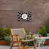 Tekst - Zonnetje, wijntje & kletsen - Quotes - Wijn - Tuin Tuinposter op houten frame 2 cm dik klein -sfeer3